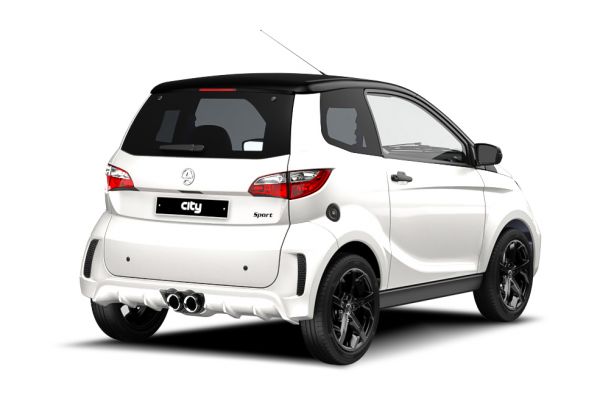Minicar AIXAM City City Sport 2020 vista posteriore/laterale